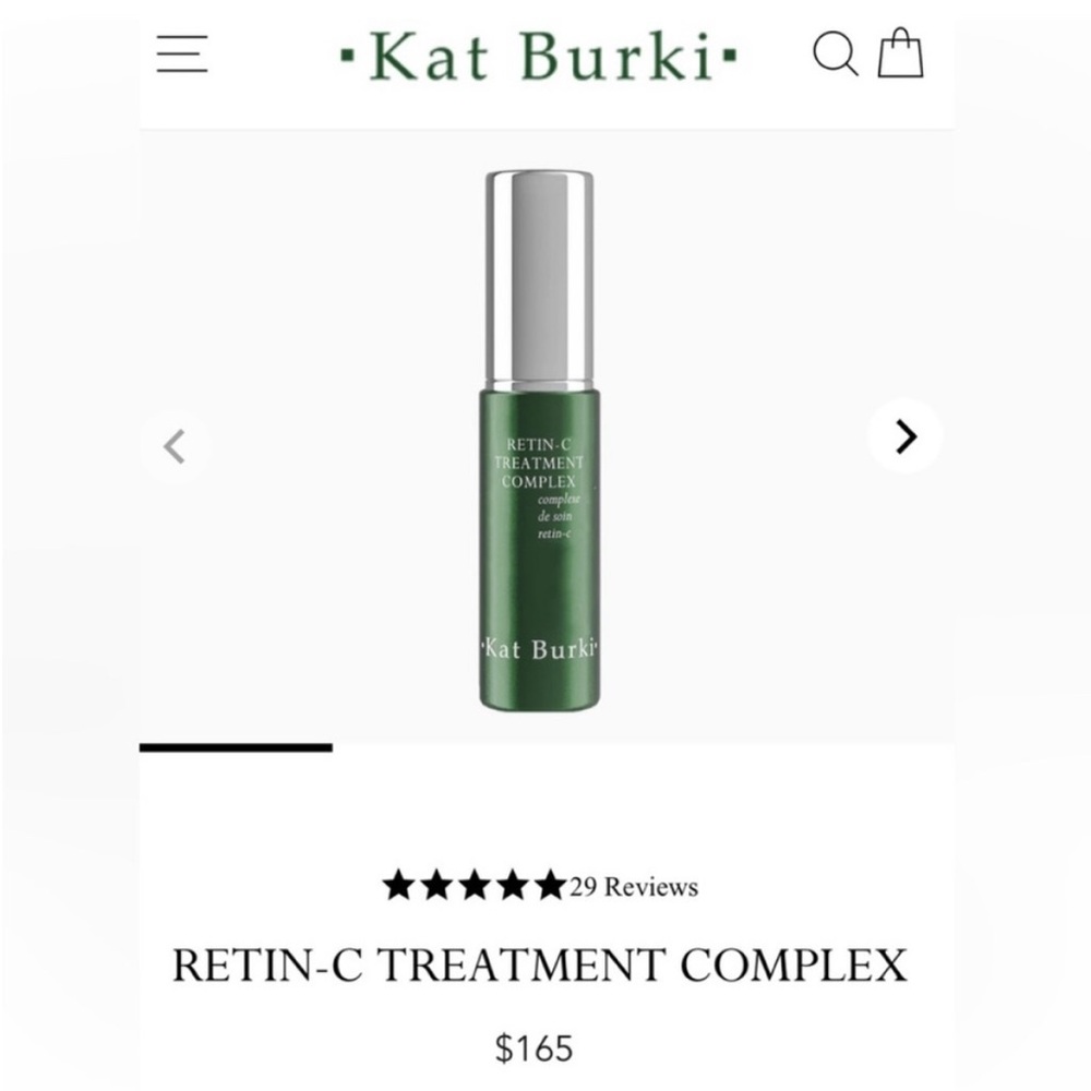 $165 Kat Burki Reversal Retin-C Treatment Complex 30ML NIB